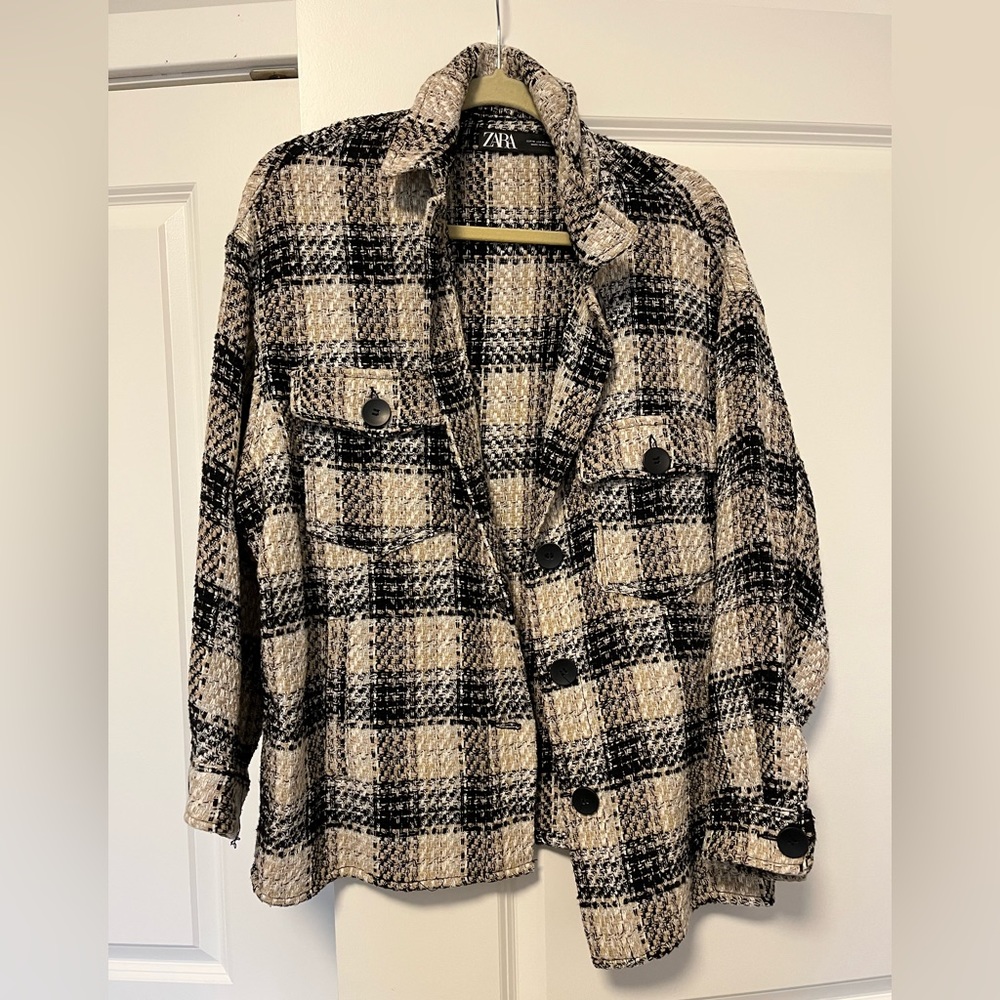 Zara Shacket. Size M